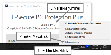 PC Protection Versionsnummer
